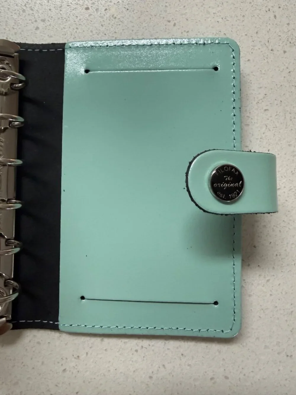 Filofax The Original Pocket Organizer Real Leather Duck Egg Planner
